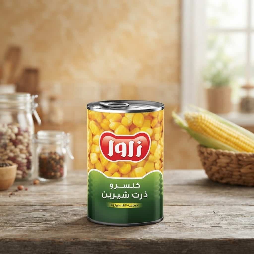 کنسرو ذرت زاوا مناسب آشپزی سریع و آسان